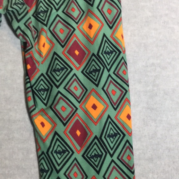 LULAROE Aztec Design Fun Cheerful Buttery Soft Comfy Stretch Leisure Leggings - Picture 6 of 11